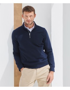 H-HB842-Sweatshirt unisexe durable quart de zip 2